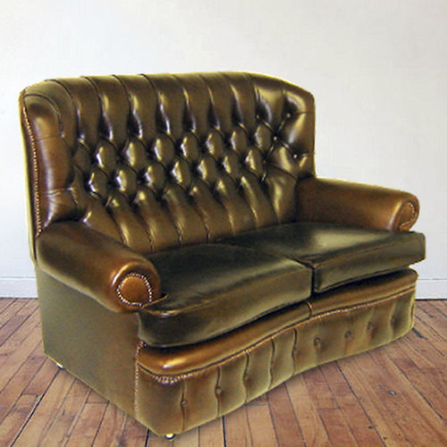 Chesterfield-Sofa - Brookhouse  - Kingsgate Furniture ltd - Leder / mit Armlehnen / mit abnehmbarem Kissen