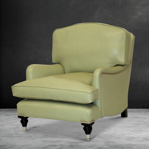 Klassischer Clubsessel - Alexia  - Kingsgate Furniture ltd - Leder / Massivholz / mit abnehmbarem Kissen