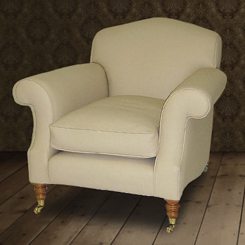 Klassischer Clubsessel - Midhurst  - Kingsgate Furniture ltd - Leder / Massivholz / mit abnehmbarem Kissen