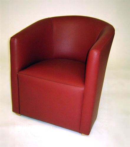 Moderner Besuchersessel - Dover  - Kingsgate Furniture ltd - Leder / Massivholz / handgefertigt
