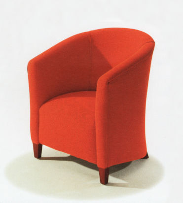 Moderner Besuchersessel - Mayfair  - Kingsgate Furniture ltd - Stoff / Leder / Holz