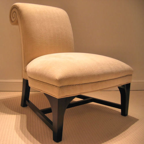 Klassischer Kaminsessel - Milan  - Kingsgate Furniture ltd - Stoff / Leder / Holz