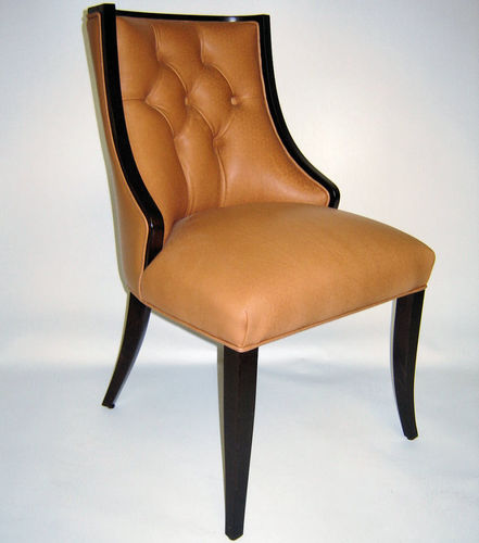 Klassischer Stuhl - Verona  - Kingsgate Furniture ltd - für den Innenraum / Leder / Gestell aus Holz