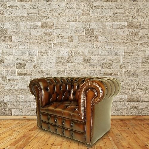 Chesterfield-Sessel - CAMBRIDGE  - Kingsgate Furniture ltd - Leder / Massivholz / handgefertigt