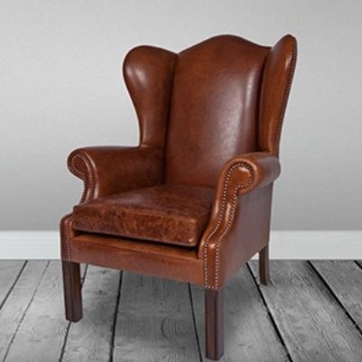 Klassischer Sessel - Churchill - Kingsgate Furniture ltd - Stoff / Leder / Massivholz