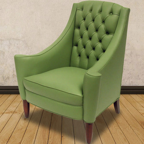 Chesterfield-Clubsessel - St Moritz - Kingsgate Furniture ltd - Leder / Massivholz / handgefertigt