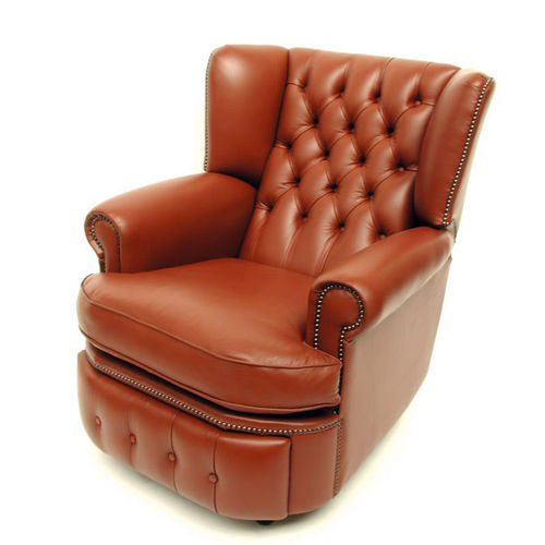Klassischer Sessel - REGENCY - Kingsgate Furniture ltd - Leder / mit Fußstütze / Ohren