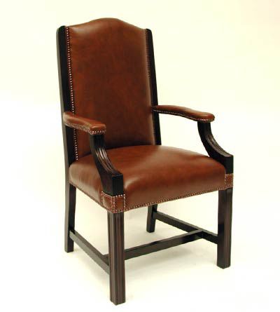 Klassischer Konferenzstuhl - Conference  - Kingsgate Furniture ltd - für den Innenraum / Leder / Gestell aus Massivholz