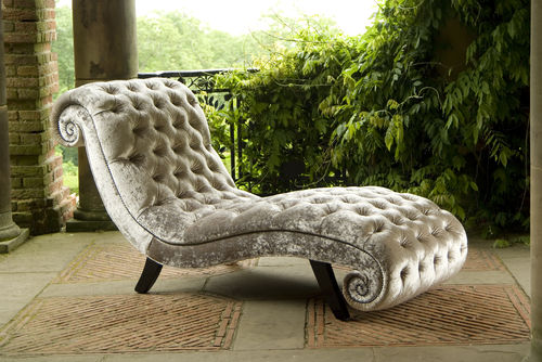 Chesterfield-Liege - Parisian  - Kingsgate Furniture ltd - Stoff / Massivholz / für Außenbereich