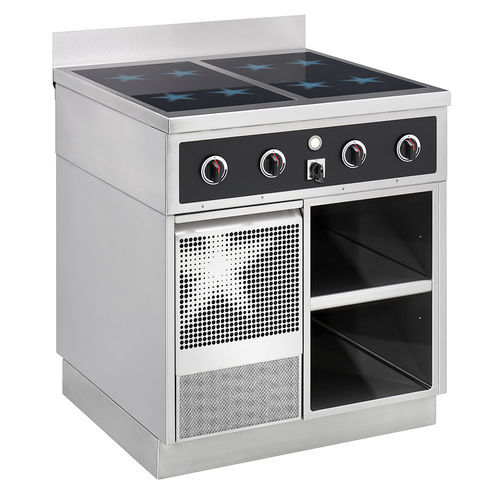 Induktionskochfeld - 203896 - MENU SYSTEM AG - Profi / mit 4 Kochfeldern / Einbau