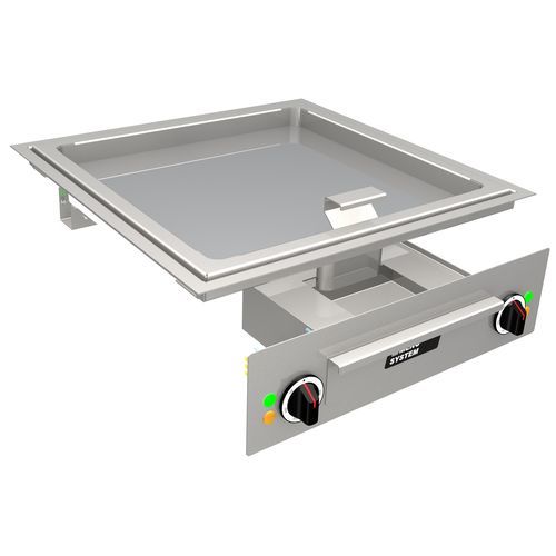 Plancha-Grill / für Profiküchen - MS-G-60E - MENU SYSTEM AG - Induktion / Einbau