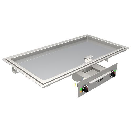 Plancha-Grill / für Profiküchen - MS-G-90E - MENU SYSTEM AG - Induktion / Einbau