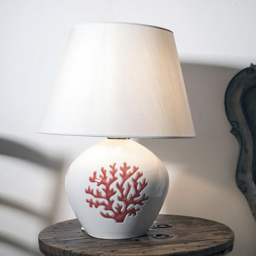 Tischlampe - CORALLO - Cerasarda - Keramik / modern / mit Kabel