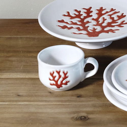 Keramik-Kaffeetasse - CORALLO - Cerasarda - für Privatgebrauch