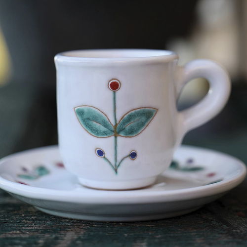 Keramik-Kaffeetasse - LE PAVONCELLE - Cerasarda - für Privatgebrauch