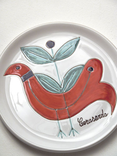 Flache-Teller - PIATTI DA COLLEZIONE - Cerasarda - rund / oval / Keramik