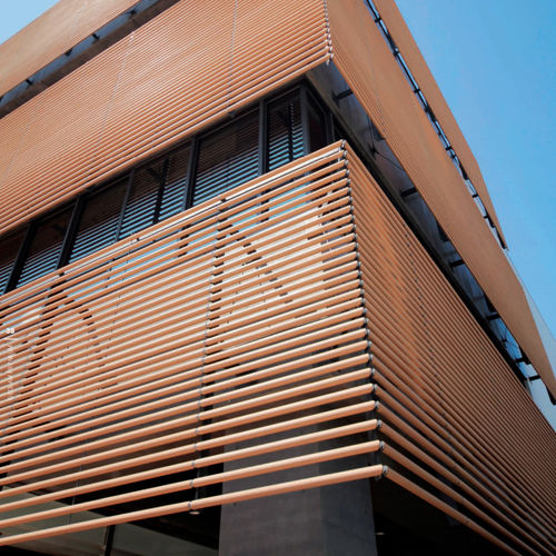 Verbundwerkstoff-Abschlussprofil - RONDO 3002 - GEOLAM - Aluminium / für Fassaden / rund