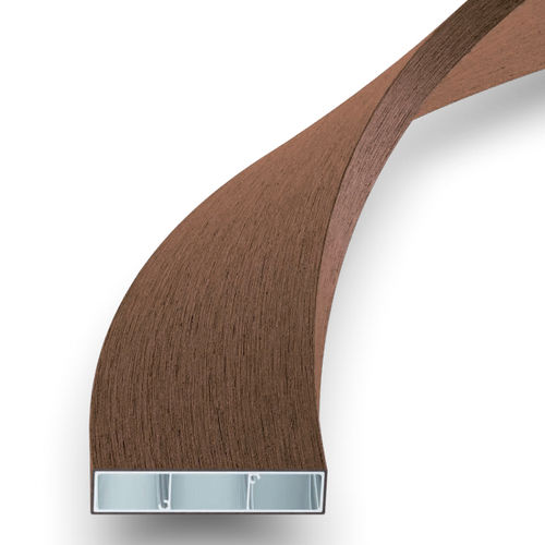 Aluminium-Sonnenschutzlamelle - SOLEO 6031 - GEOLAM - für Fassaden / vertikal / Holzoptik