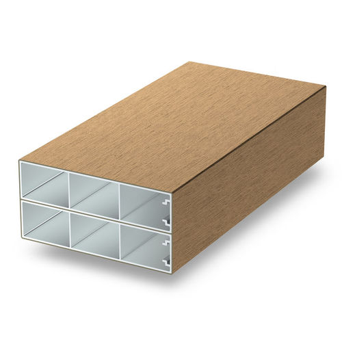 Verbundwerkstoff-Abschlussprofil - PLANEO 4045 - GEOLAM - Aluminium / für Fassaden / Rechteck