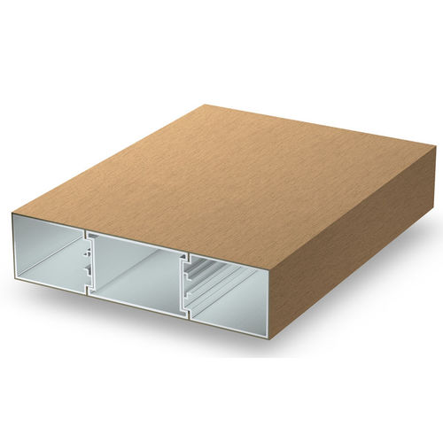 Verbundwerkstoff-Abschlussprofil - PLANEO 4043 - GEOLAM - Aluminium / für Fassaden / Rechteck