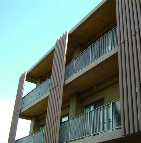 Verbundwerkstoff-Abschlussprofil - CAREO 7016 - GEOLAM - Aluminium / für Fassaden / für Treppenstufen
