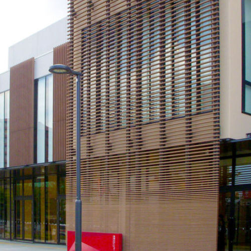 Verbundwerkstoff-Abschlussprofil - SOLEO 6030 - GEOLAM - Aluminium / für Fassaden / rohrförmig