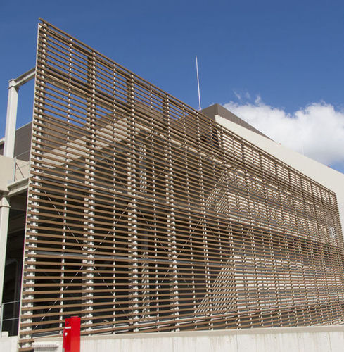 Verbundwerkstoff-Abschlussprofil - SOLEO 6038 - GEOLAM - Aluminium / für Fassaden / rohrförmig