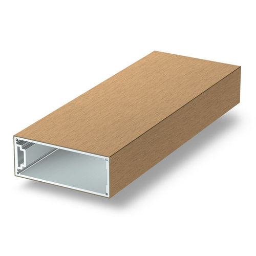 Verbundwerkstoff-Abschlussprofil - SOLEO 6042 - GEOLAM - Aluminium / für Fassaden / rohrförmig
