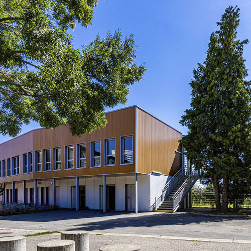 Fertigbau-Gebäude - VENISSIEUX 1 348 m² - Cougnaud - Modul / für Schulen / umweltfreundlich