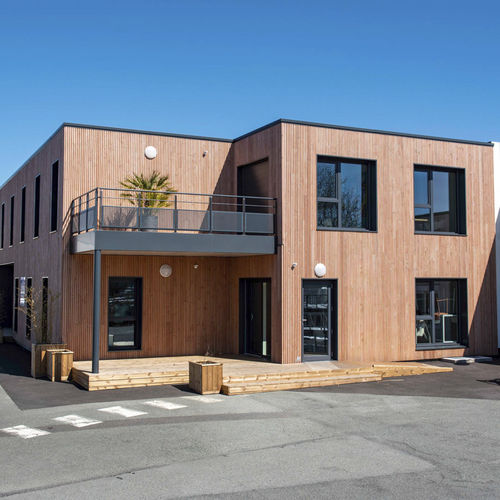 Modulgebäude - SAMIPLAST 487 m² - Cougnaud - Holz / für Büro / umweltfreundlich