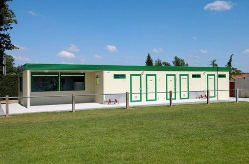 Fertigbau-Gebäude - FOUGERÉ 93 m²  - Cougnaud - Holz / für Umkleideräume / modern