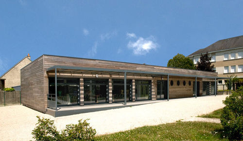 Modulgebäude - LES COLLINES PERCHE 244 m²  - Cougnaud - Fertigbau / Holz / für Schulen