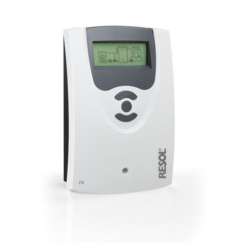 Wandmontierter Heizungsregler - DELTATHERM® FK  - RESOL Elektronische Regelungen GmbH - für Heizkessel