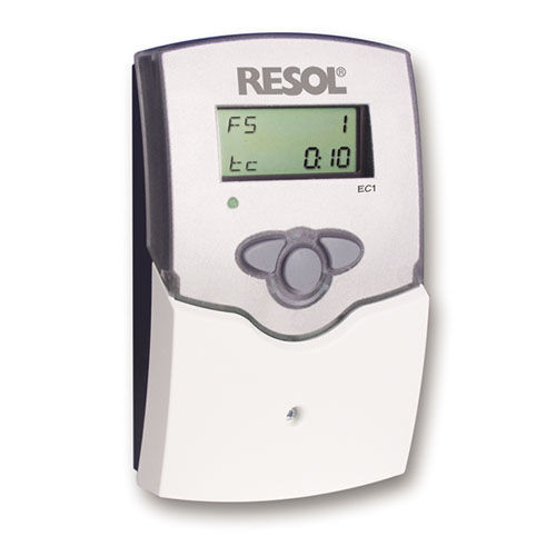 Wandmontierter Heizungsregler - EC1 - RESOL Elektronische Regelungen GmbH - Fernbedienung / für Durchlauferhitzer