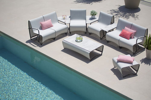 Modulsofa - JET STREAM - LES JARDINS - modern / für Garten / Batyline®