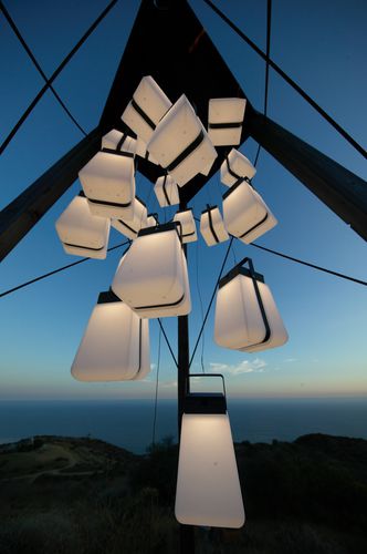 Aluminium-Laterne - BUMP - LES JARDINS - Kunststoff