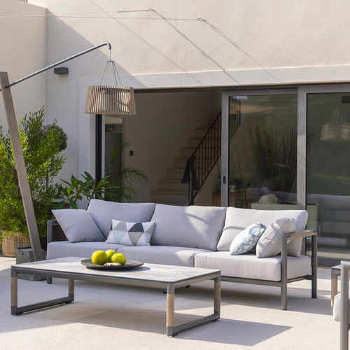 Modernes Sofa - BASTINGAGE - LES JARDINS - für Garten / abperlendes Gewebe / mit abziehbarem Bezug