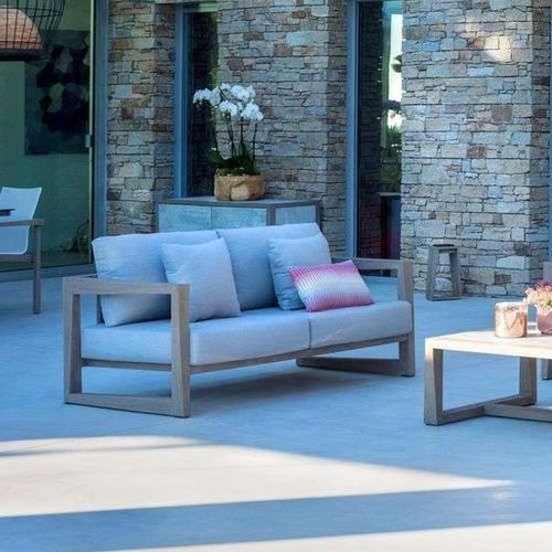 Modernes Sofa - Skaal - LES JARDINS - für Außenbereich / Sunbrella® / abperlendes Gewebe