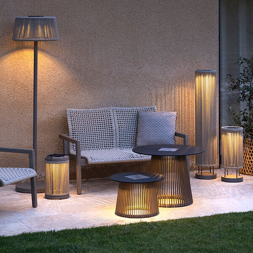 Modernes Sofa - COPENHAGUE - LES JARDINS - für Außenbereich / Kordel / stapelbar