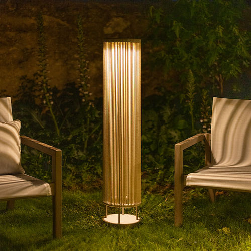 Stehleuchte - ROP & STRIP - LES JARDINS - Aluminium / Kordel / modern