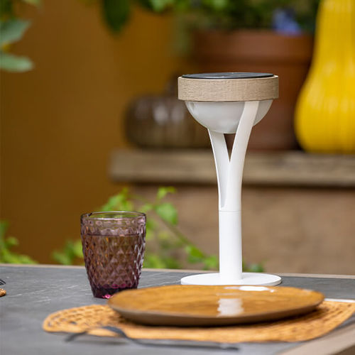Tischlampe - TYBLE  - LES JARDINS - Aluminium / modern / wiederaufladbar
