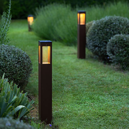 Leuchtpoller für Garten - TRADITION  - LES JARDINS - modern / Aluminium / Solar