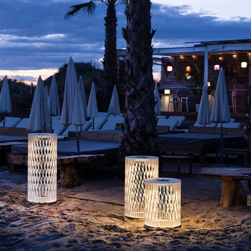 Bodenlampe - CADIX - LES JARDINS - Aluminium / Maschen / minimalistisches Design