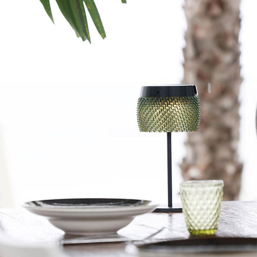 Tischlampe - LOLIE : TD01L002 - LES JARDINS - Aluminium / Maschen / modern