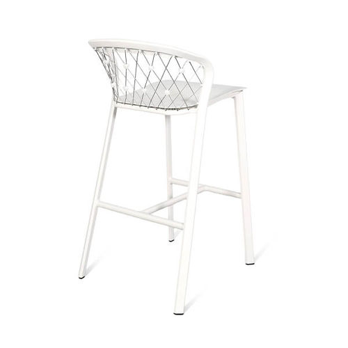 Moderner Barhocker - TAB5511 - LES JARDINS - Aluminium / Gestell aus Aluminium / mit 4 Beinen