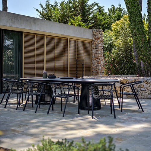 Moderner Tisch - TA04550 - LES JARDINS - Aluminium / Keramik / Gestell aus Aluminium