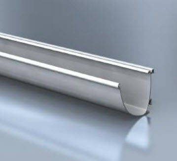 Aluminium-Regenrinne - AQUALINE : MOULDED GUTTER - Alumasc Exterior Building Products - halbrund