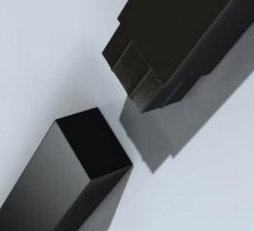 Regenwasser-Fallrohr / Aluminium - FLUSHJOINT : RECTANGULAR  - Alumasc Exterior Building Products