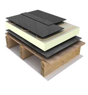 Asphaltabdichtung für Dach - EUROROOF MONO - Alumasc Exterior Building Products - selbstklebend