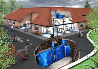 Wasserspeichertank - COMMERCIAL - Alumasc Exterior Building Products - erdverlegt / Metall